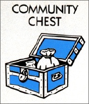 Community Chest card from Monopoly