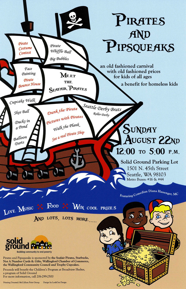 Pirates & Pipsqueaks Carnival 2010 poster 