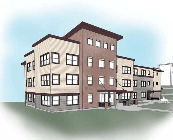 Future home for 15 formerly homeless families