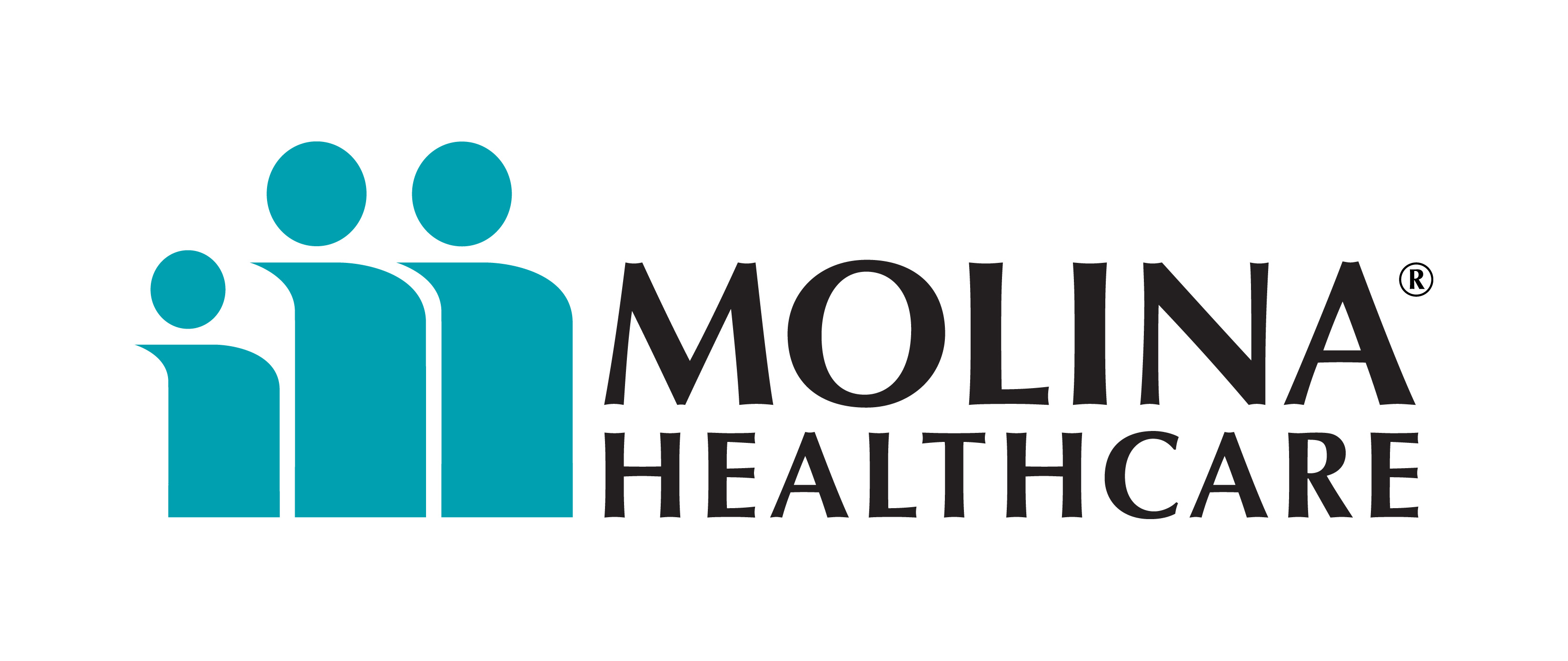 Molina Healthcare logo, teal with black text