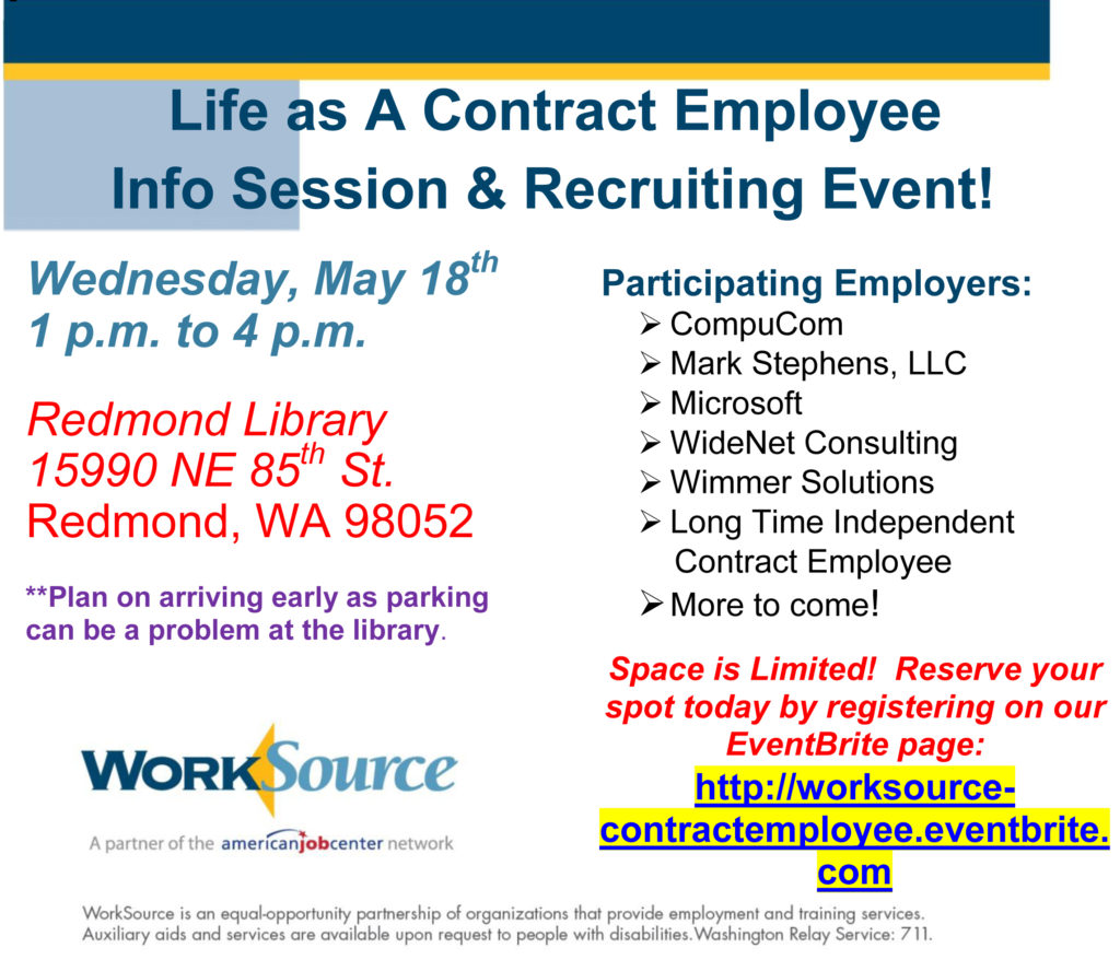 Contract Employee Event 5-18-2016