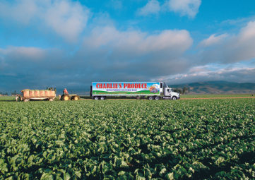 Charlie's Produce field truck