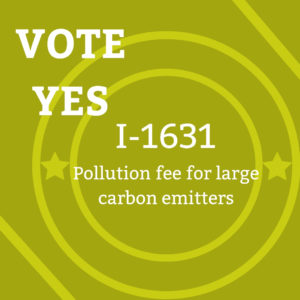 Vote YES on I-1631: Pollution fee for large carbon emitters
