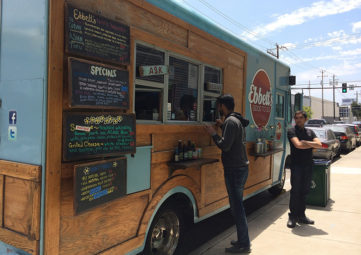 A food truck mixing cuisines from multiple cultures