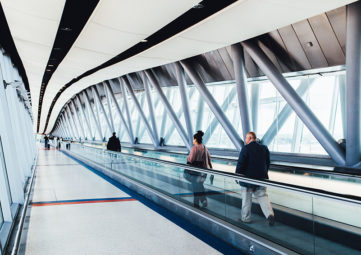 Image of Airport Moving Walkway