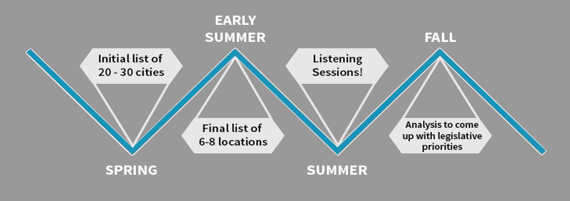 Timeline of Poverty Action listening sessions