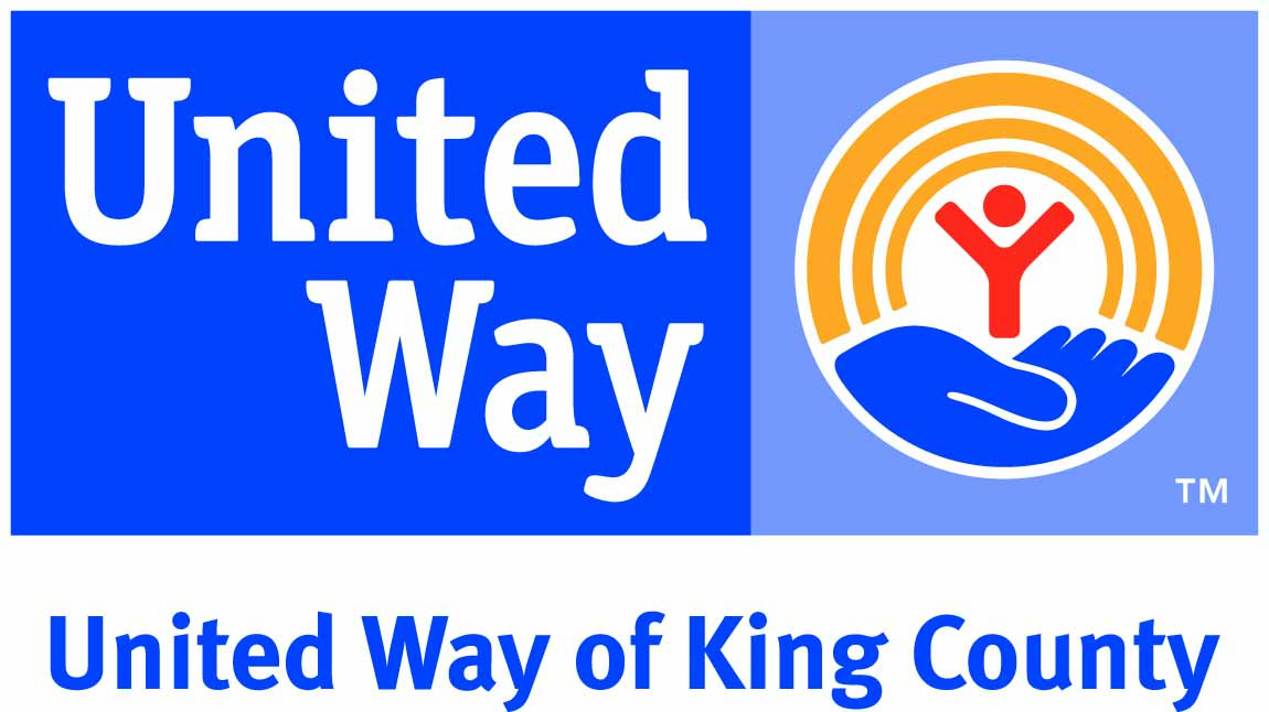 United Way of King County logo in blue, orange, and red