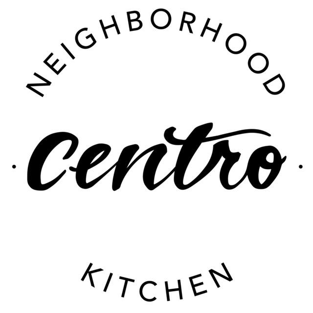Centro Neighborhood Kitchen - apron with black text