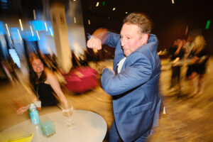A man dancing