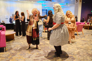 Several people dancing